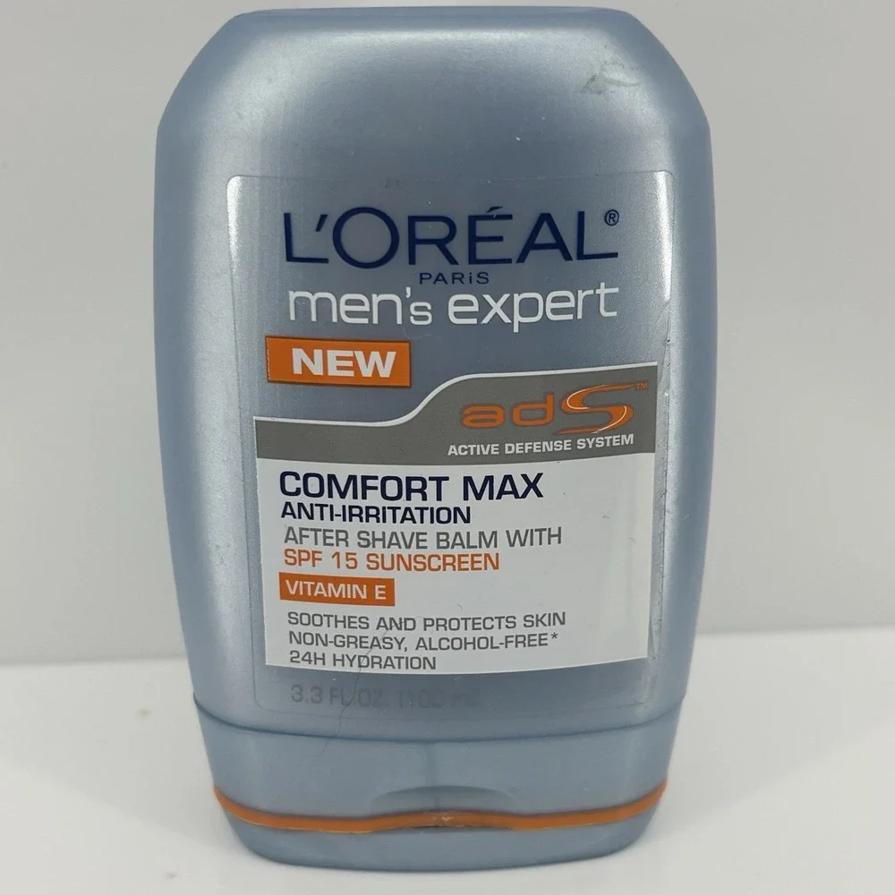 L'Oreal Men Expert Comfort Max After Shave Balm Vitamin E SPF15 3.3 fl oz. HTF